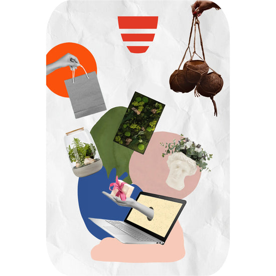 vase visage, vase tete, vase cérmaique idee cadeau noel cadeau pour femme cadeau pour homme. Pot de fleurs suspendu cadeau. Livraison cadeau à paris en France. vente tableau vegetalisé.  kipok