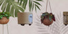 pot de fleurs et cache pot en céramique. Pot pour plante suspendue. pot en fibre de coco. Kipok.