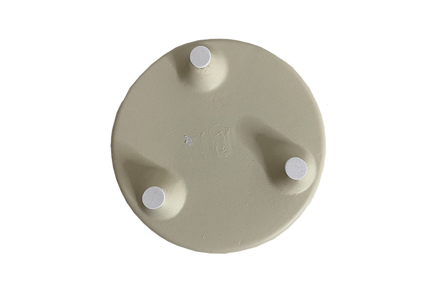pied  cache pot visage céramique couleur blanc  KIpok
