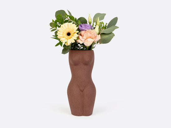Vase corps de femme vase céramiques avec fleurs et roses. grand vase haut forme corps de femme boy. Kipok. vase femme. idée cadeau drôle. vase corps humain. achat vase corps femme.  vase paris.